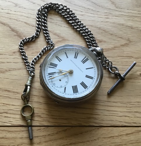 Vintage solid silver gents - solid,