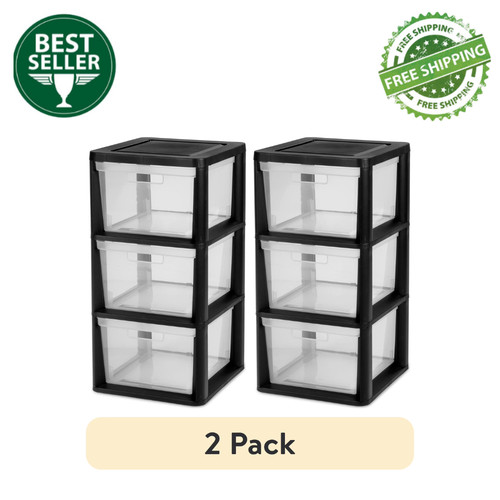 2pack sterilite medium - medium, 3
