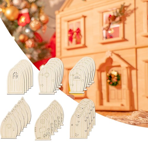 30pcs wooden fairy - 30pcs, door