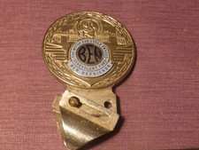 VINTAGE RARE  CAR EMBLEM BADGE AUTOMOBILIA ST CHRISTOPHER BEN BEFRIENDS