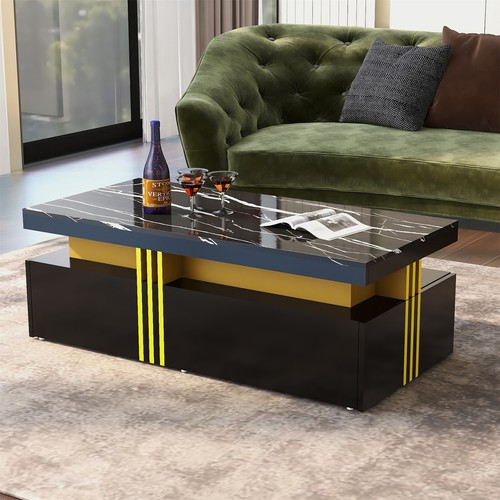 Modern coffee table with - coffee,