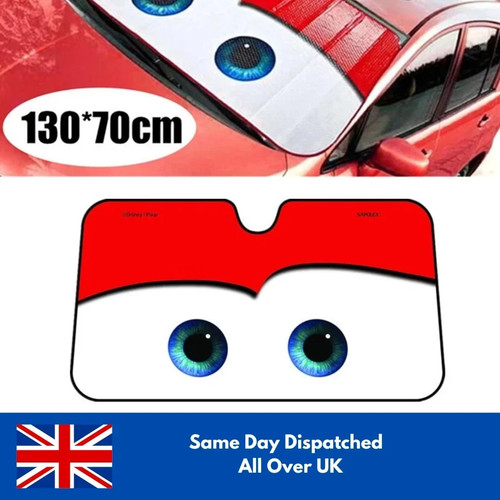 Cartoon eye heated windshield - cartoon,