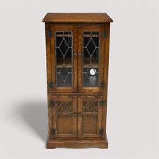Old Charm Hi Fi/Record Cabinet 2 Adjustable Shelves Light Oak FREE UK Delivery