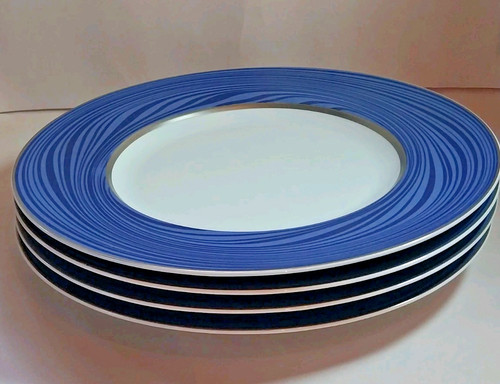 Large bernardaud blue wave - large,
