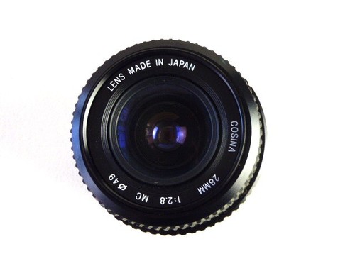 Cosina 28mm lens mc - mc, 49