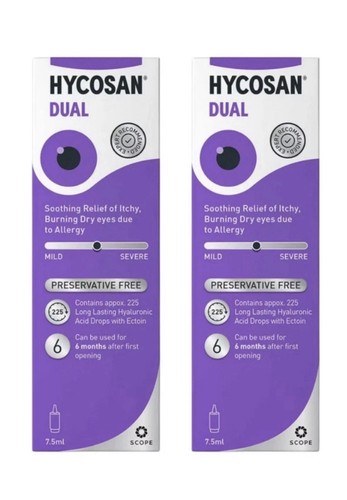 Hycosan dual eye drops - hycosan,