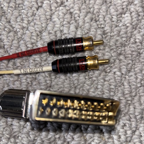 Ixos gold plated scart rca - gold-plated,