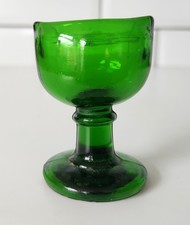 Vintage Bottle Green Glass Eye Bath, Made In England