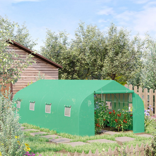 Garden polytunnel walk - garden, walk-in