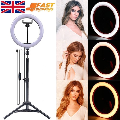 Led ring light with tripod - 10",