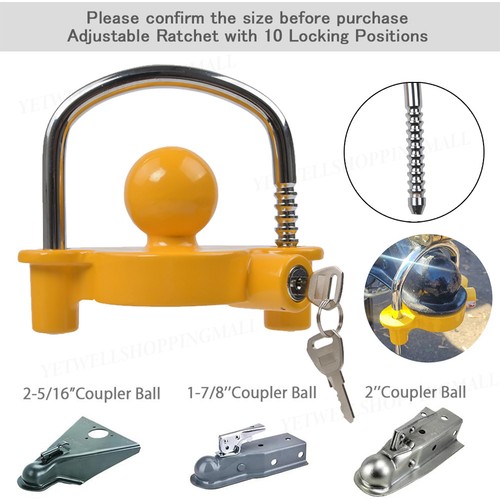 Universal hitch lock caravan - hitch,