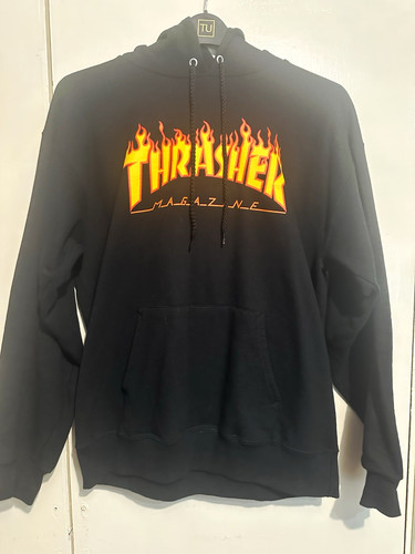 Thrasher flame pullover - flame, hoodie