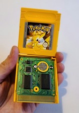 Pokémon Yellow VGC Nintendo Game Boy Genuine New Battery Retro
