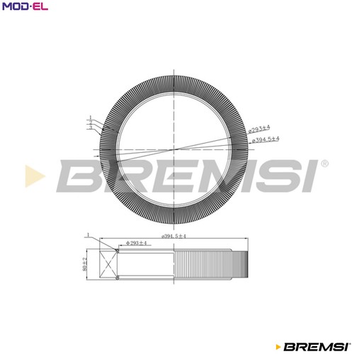Air filter fa2258 - air, for