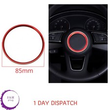 RED STEERING WHEEL CENTER RING