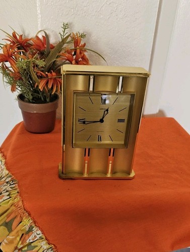 Vintage swiss desk clock - swiss,