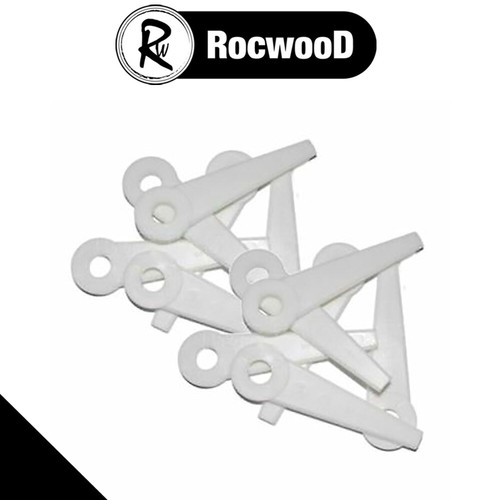 White brushcutter polycut - white,