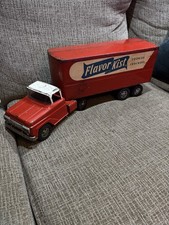 Vintage Tonka Flavor Kist Cookies Crackers Private Label Toy Truck Pressed Steel
