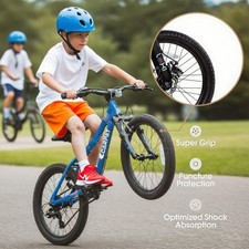20 Inch Kids' Bike  Boys Mountain Bike Ages 6-12 7 Speed Teenager Kids' Bicycles