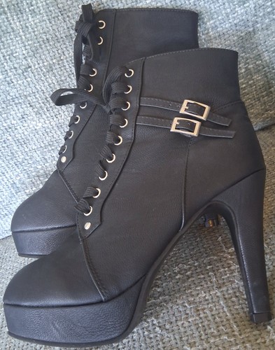 Gothic alt black leather look - alt,