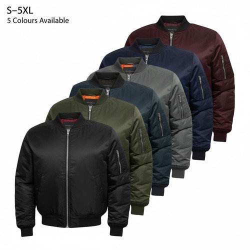 Mens ma1 bomber jacket - ma1, padded