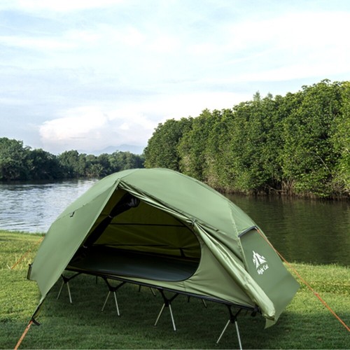 Raised cot tent combo - cot,