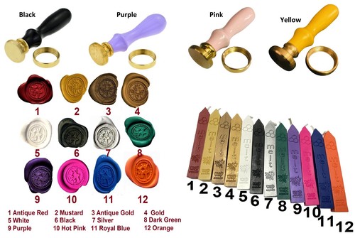 Wax stamp sealing handle - wax, only