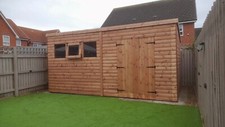 Wooden Garden Shed Loglap T&G