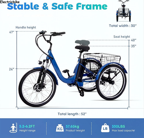 Electric trike for adults - electric,