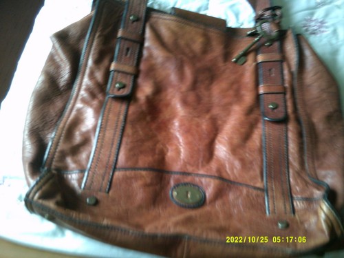 Handbag fossil leather - handbag[, fossil,