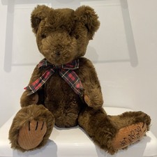 Teddy Bear Plush Fraser Bear 96 ( HOUSE OF FRASER ) Vintage 1996 Brown Soft Toy