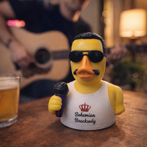 Bud duck large rubber - large, ducks