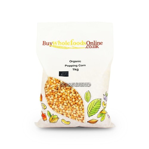 Organic popping corn 1kg - corn,