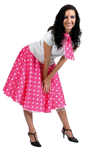 Rock roll circle skirt s - roll,