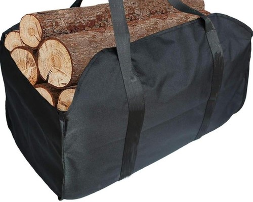 Firewood log carrier tote - carrier, &