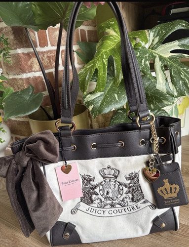 Juicy couture canvas - juicy, canvas/faux
