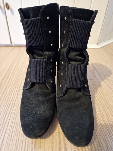 Aquatalia black suede - black,