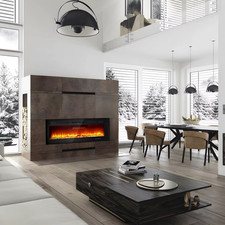 Electric Modern Fireplace Wall