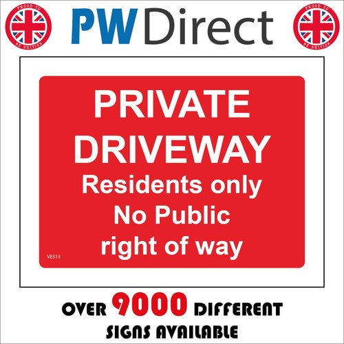 Sign private driveway - sign,