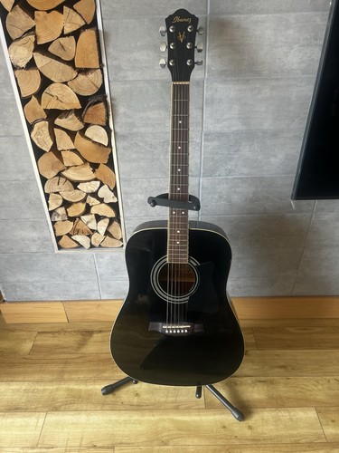 Ibanez v50jp black acoustic - ibanez,
