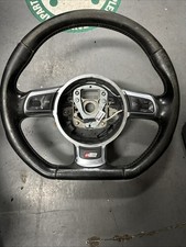 Audi A3 Multifunctional S-Line Steering Wheel - Black (8P0419091CR) Flat Bottom