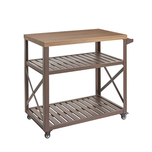 Large outdoor serving trolley - outdoor,