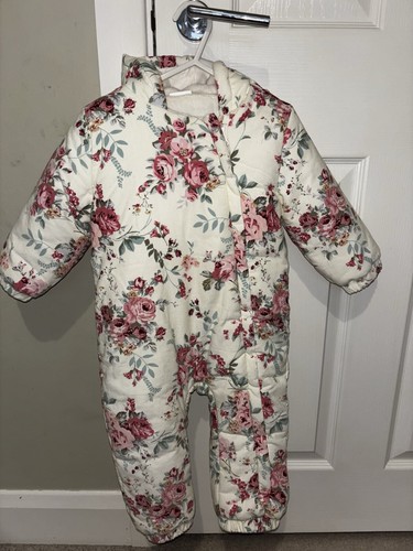 Baby girl pramsuit snowsuit - girl,