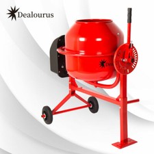 Electric Cement Mixer 70 Litre 275W Portable Concrete Mortar Mixing Machine 240V