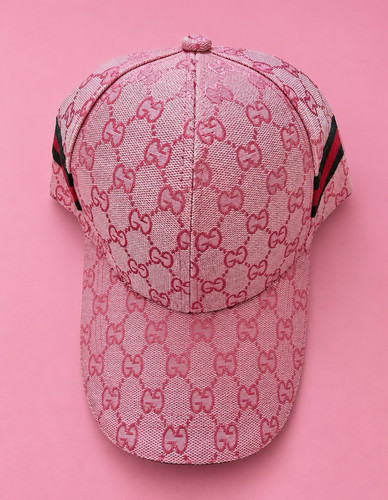 Gucci pink logo - gucci, striped