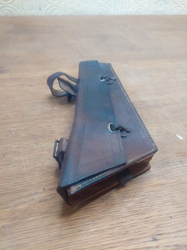 Vintage french brown - french, leather