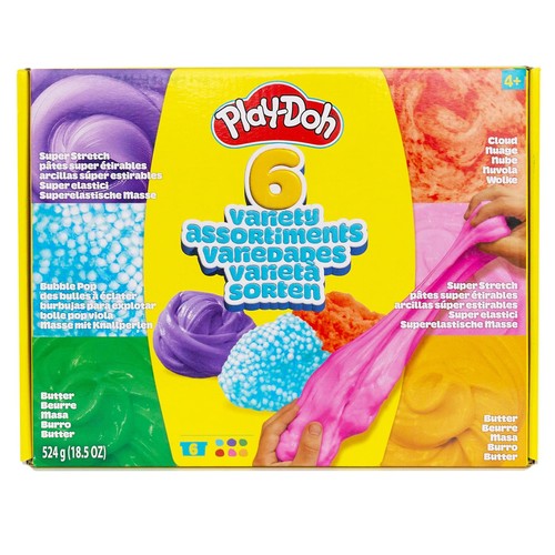 Play doh multi variety - 6, pack