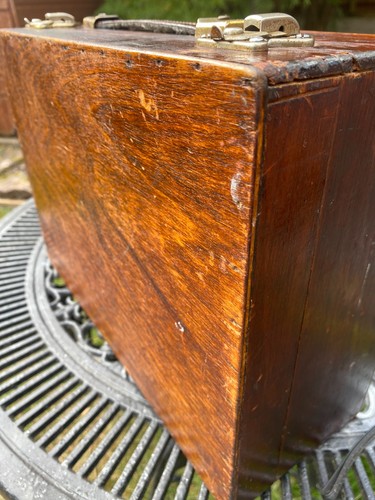 Vintage wooden storage tool - vintage,