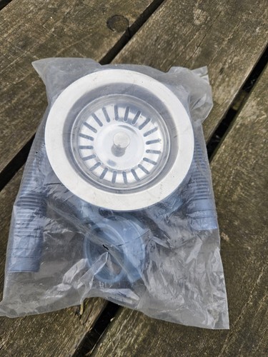 Kitchen sink round basin - sink, waste