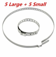 CV Boot Clips Tool Stainless Steel Set Of 10 Axle CV Joint Crimp Clamp Universal